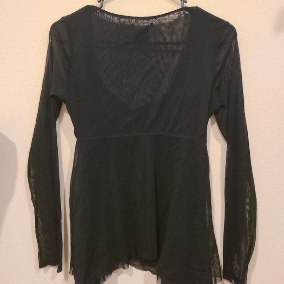 New York and Company lace see through top - Picture 3 of 4